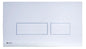 Cobra Actuator Plate For Concealed Cistern Rectangular White