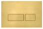 Cobra Actuator Plate For Concealed Cistern Rectangular Brushed Gold