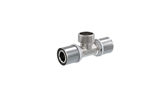 Cobra Crimp Tee Male 20X1/2X20 Triple O-Ring