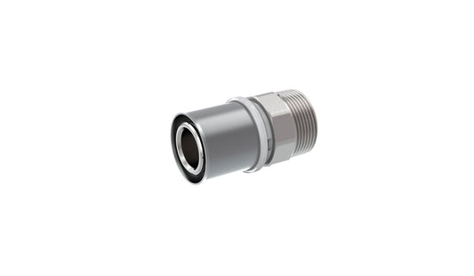 Cobra Crimp Coupler Male Straight 20X1/2 Triple O-Ring