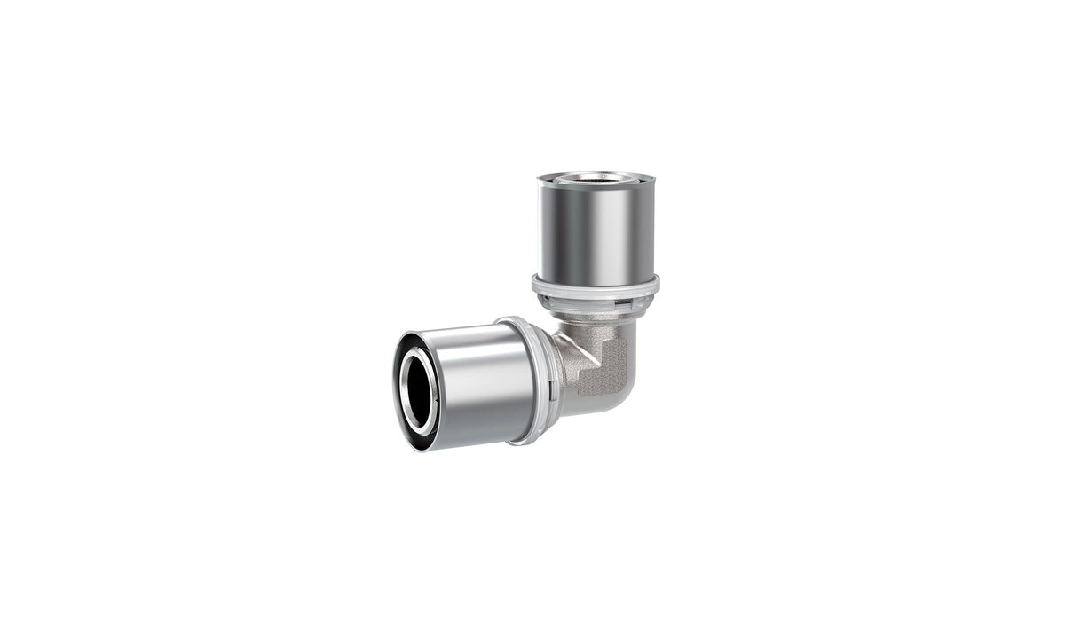 Cobra Crimp Elbow Equal 16X16 Triple O-Ring