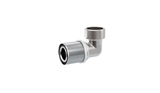 Cobra Crimp Elbow Male 20X3/4 Triple O-Ring