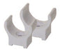 Cobra Crimp Holderbat Open Aluminium White 32mm