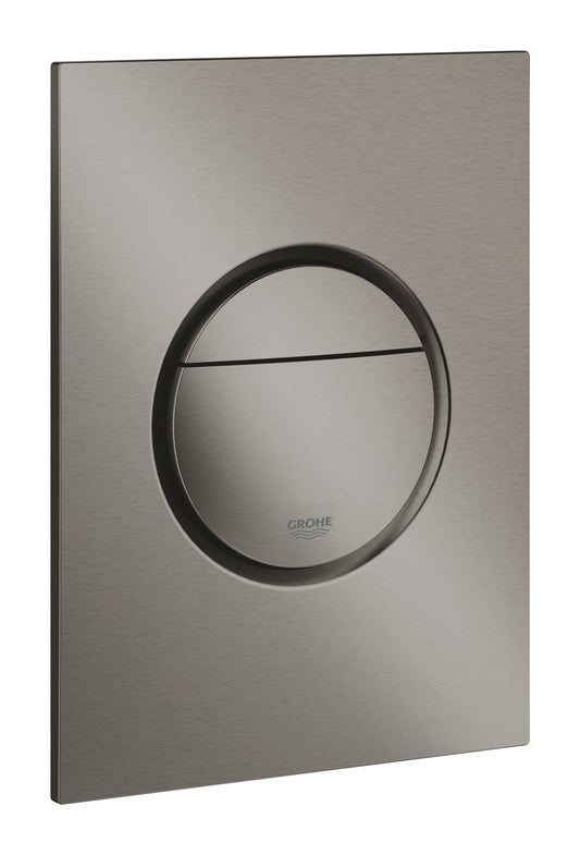 LAUNCHING MARCH 2026 Grohe Nova Cosmopolitan S Flush Plate Brushed Hard Graphite