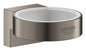 LAUNCHING MARCH 2026 Grohe Selection Glass/Soap Dish Holder Brushed Hard Graphite