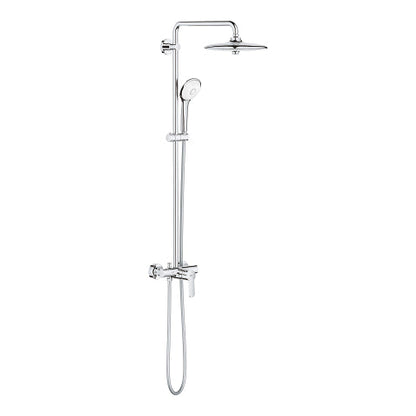 GROHE Euphoria System 260 Shower system with single lever mixer for wall mounting chrome.
