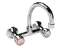 Cobra Metsi Original Light Pattern Wall Type Swivel Spout Sink Mixer 1/2 Chrome