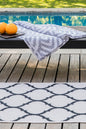 LATTICE WHITE WITH GREY