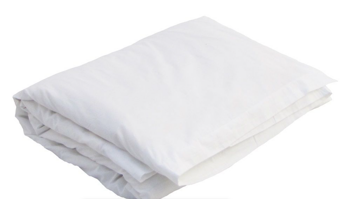 Hospitality 100% Cotton 300TC Sateen Stripe White DOUBLE