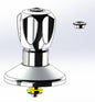 Cobra Stella Underwall Light Pattern Headpart 1/2 Chrome