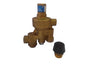Cobra Closy Pressure Control Valve 100kPa 3/4 FXF Rough Brass
