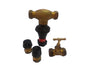 Cobra MF11 Pressure Control Valve 400kPa Pack 22mm CXC Rough Brass