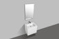 clear Cube Enzo 600 with Double Drawer  - Includes Enzo 600 Basin White Composite