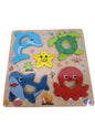 Wooden puzzle Ocean , puzzle is 17cm by 17cm