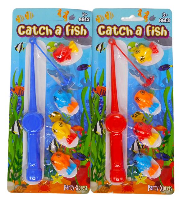Catch a fish, rod and 3 fish to catch