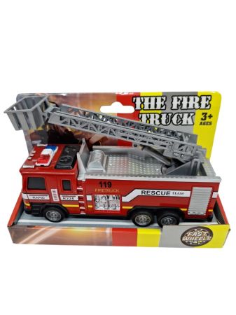The Fire Truck , forward and backward motion , size 15cm length 6cm height