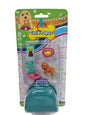 Cutie Pupzz, very cute 6 assorted puppies with accessories from puppy carrier to feeding and grooming