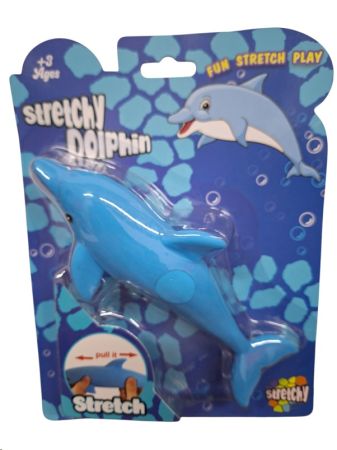 Stretchy Dolphin , pull stretch and squash