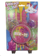 Unicorn mixing slime , unicorn with sequence and glittes to mix into you Unicorn slime