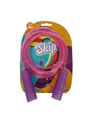 Skip , Glittered 3 assorted styled skipping ropes