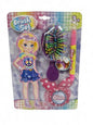 Fantasy hair, hair colour extensions, hair elastic, hair clips , hair scrunchy and tatoos, card size 24cm  x 17cm width