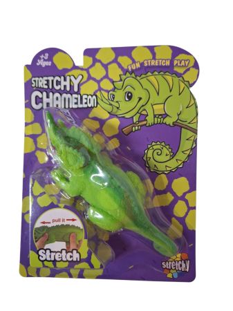 Stretchy chameleon , pull stretch and squash