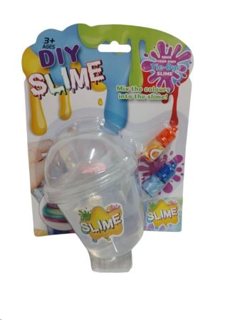 Slime Diy , mix 2 colours to create multi colour slime colours