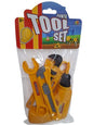 Tool set with assorted tools for junior