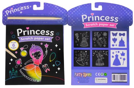 Princess scratch book