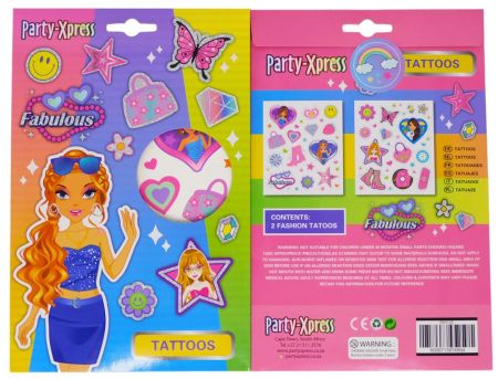 Fashion tatoos , 2 sheets