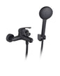 Cobra Zambezi Bath Mixer Exposed Wall Type With Handshower, Hose and Holder Matt Black