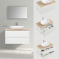 Lazio 900 Double Drawer