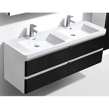 Clear Cube Milan 1500 with Four Drawers Gloss White Drawers with Gloss White Sides - Includes Milan 1500 Double Basin White Composite