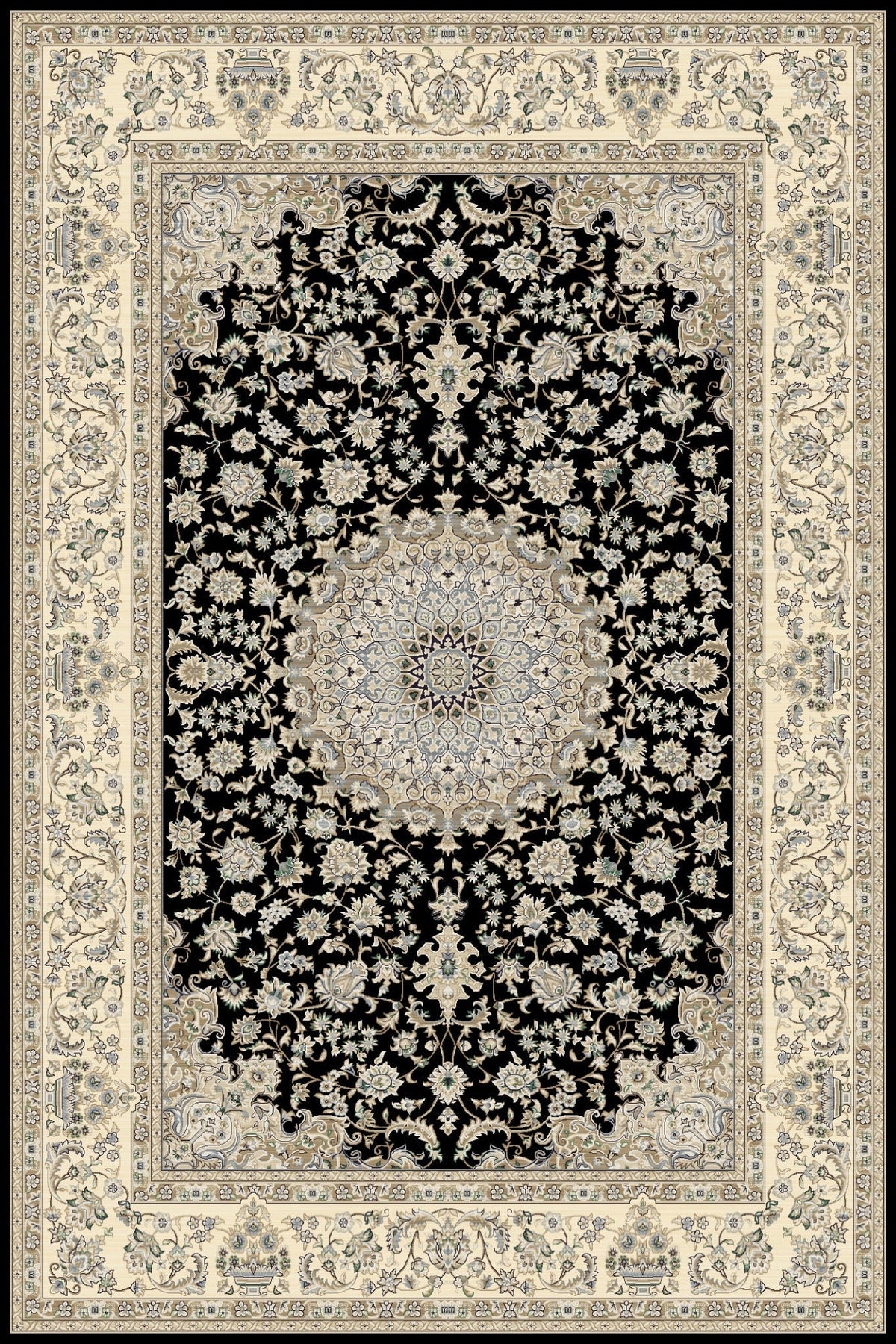 WonderRUG MODERN Onyx Medallion