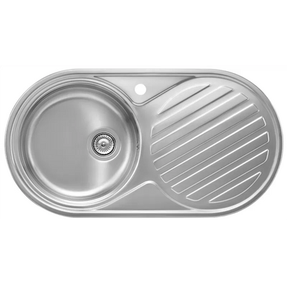 roca-duo-stainless-steel right drainer