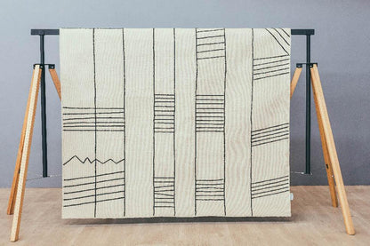 Voke Birch Black Rug