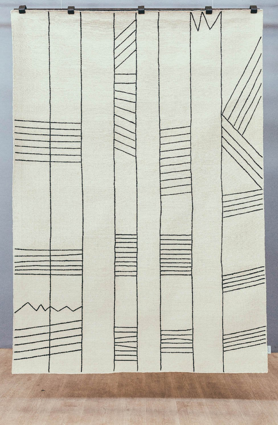 Voke Birch Black Rug