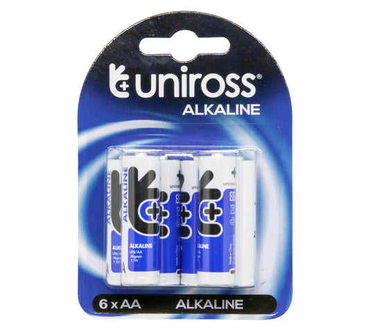UNICROSS ALKALINE 6 X AA