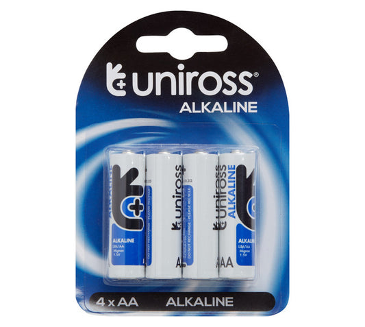 UNICROSS ALKALINE 4 X AA